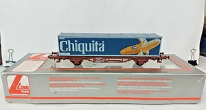 Lima Container Wagon with Chiquita container. HO scale. Boxed - Picture 1 of 9