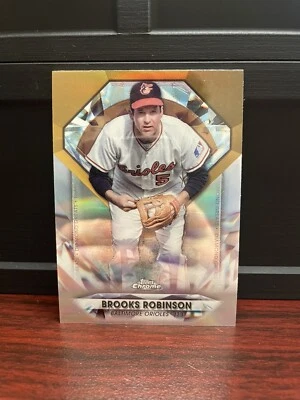 2022 Topps Chrome Update Diamond Greats #DGC-28 Brooks Robinson 680 - Image 1 of 2