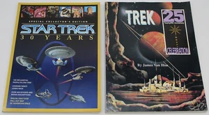 Star Trek 25th Ann Celebration Van Hise & 30 Years Paramount Trade Magazines VF - Picture 1 of 4