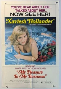 MY PLEASURE IS MY BUSINESS Original 1sh Movie Poster Xaviera Hollander Comedy - Picture 1 of 1