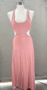 Victoria Secrete Long Maxi  Dress Pink Coral Sexy Feminine Travel - Picture 1 of 17