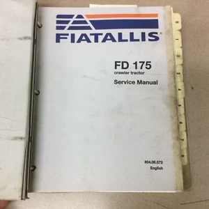 FIAT ALLIS FD175 RAUPENSCHLEPPER PLANIERRAUPE SERVICE WERKSTATT REPARATURANLEITUNG T/S GUIDE - Bild 1 von 6