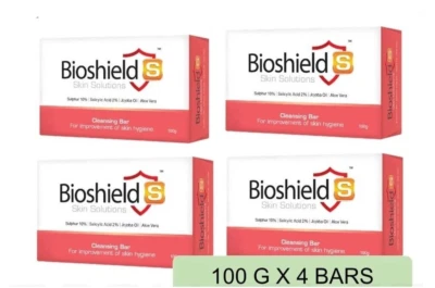 Barra limpiadora solución piel antiacné jabón Bioshield S 4 BAR (100 g) Foto 1 de 4