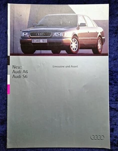 AUDI A6 S6, C4, Limousine und Avant Prospekt, 04.1994 - Bild 1 von 5