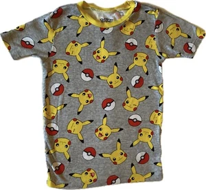 Pokemon Yellow T-shirt Pikachu Pokeball Boy’s Sz 8 Gotta Catch ‘Em All! - Picture 1 of 7