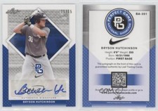 2016 Leaf Perfect Game National Showcase Blue /15 Bryson Hutchinson #BA-301 Auto