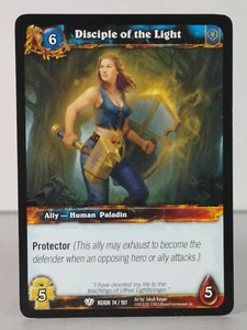 Disciple of the Light - Reign of FIRE - 74/197 - Singles - WoW TCG - C - Imagen 1 de 6