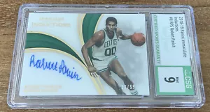 2018-19 Immaculate Inducutions Robert Parish - On Card Auto - CSG 9 Auto 10 T14 - Bild 1 von 2