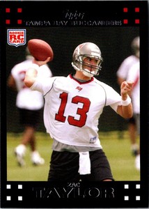 2007 Topps Zac Taylor #299 Tampa Bay Buccaneers