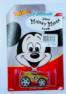 Hot Wheels MICKEY MOUSE CLUB ROCKET BOX 7/8 PERFECT CARD 2018 - Picture 1 of 1