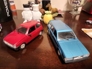 V Rare Collectible Autobianchi Y10 Fire Red 1:24 Model POLISTIL S319 volvo blue - Bild 1 von 23