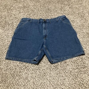 Carhartt Mens Jean Shorts Size 48 Blue Denim - Picture 1 of 6