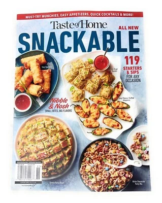 Taste of Home Snackable All New 119 Starters & Sips Nibble & Nosh Snacks New Foto 1 de 3