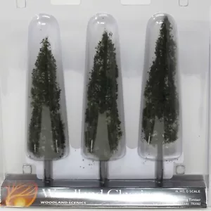 Woodland Classics 3562 árboles de madera de pie paisaje de 6" - 7" para escala N HO O - Imagen 1 de 1