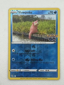 Pokemon Go TCG Card NM/M 019/078 Slowpoke Reverse Holo - Picture 1 of 1