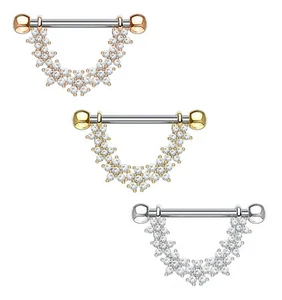Piercing piercing capezzolo piercing capezzolo piercing seno capezzoli K19120 - Foto 1 di 5