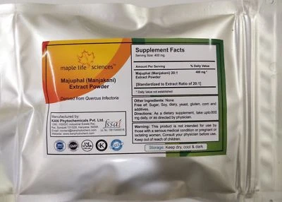 MAPLE LIFESCIENCES Majuphal 20:1 Extrakt Pulver Manjakani rein & hochwertig