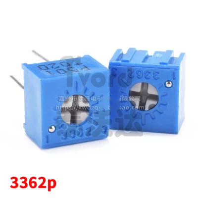 Trimmpotentiometer 100Ohm~1MOhm 3362P Trimmer Potentiometer Spindeltrimmer Poti - Bild 1 von 4