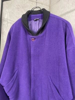 Versace Istante blouson purple LANA WOOL 91% CASHMERE 9% size L men's U2711 - Image 1 of 4