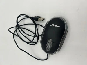 Ratón optico con 3 botones y cable USB, Estándar silencioso negro DPI 800 - Imagen 1 de 4