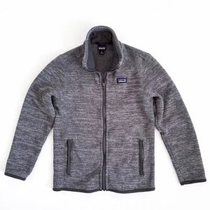 Patagonia Kids' Better Sweater Full Zip Fleece Jacket Medium (10) Gray - Picture 1 of 5