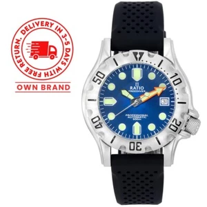 Reloj para hombre Ratio FreeDiver profesional automático esfera azul RTF0013 500M - Imagen 1 de 11