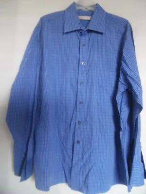 Michael Kors Plaid Button Down Long Sleeve  Men's Shirt Sz  17 1/2 34-35 - Image 1 of 3