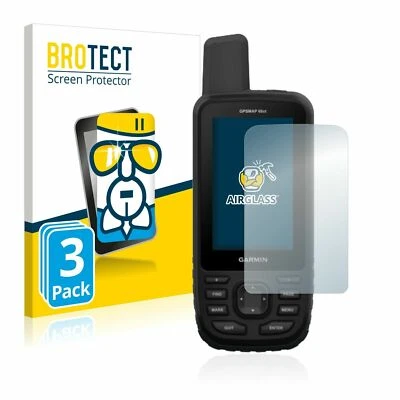 Garmin GPSMAP 66st , 3 x BROTECT® AirGlass® Premium Glass Screen Protector - Image 1 of 3