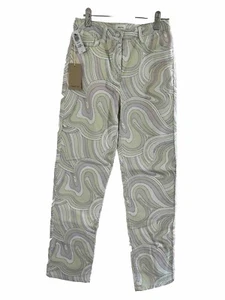 ARITZIA Melina Hose. Gelbe Wirbel - Größe 2. Neu mit Etikett. - Bild 1 von 4