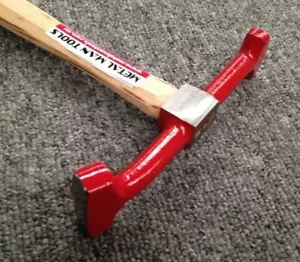 DOOR SKIN HAMMER for PANEL BEATING, PANEL FORMING HAMMER, METAL FABRICATION - Picture 1 of 4