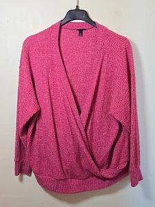 Torrid Brushed Waffle Surplice Drop Shoulder Top Womans Size 3 Pink - Picture 1 of 6