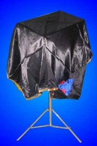 MAGICIANS TABLE CLOTH 44" UTILITY SERVANTE Side Pocket Magic Trick Holder Black  - Picture 1 of 9