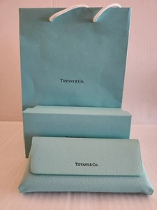 Tiffany Glasses Case with Box Cleaning Cloth and Bag - Picture 1 of 1