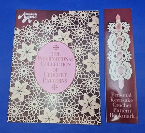 Vintage Annies Attic Bookmark & International Collection of Crochet Booklet - Bild 1 von 5