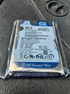 (BC) WD Scorpio Blue 80GB WD800BEVT-22ZCT0 2061-701499-E00 AC 2.5" SATA - Picture 1 of 5
