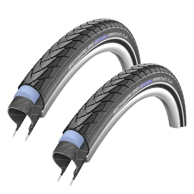 2 Pack Schwalbe Marathon Plus Tire 20 x 1.75 Clincher Wire Performance Line - Image 1 of 2