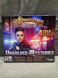 Amazing Hidden Object Games Unsolved Mysteries Video Game PC DVD-ROM SEALED - Picture 1 of 3