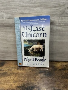 The Last Unicorn Peter S Beagle 1991 Roc Special 25th Anniversary Illustrated Ed - Bild 1 von 6