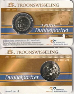 Nederland coincard 2013 - 2 euro BU Troonwisseling (cc2021) - Bild 1 von 1