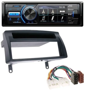 JVC Bluetooth MP3 USB DAB Autoradio für Toyota Corolla E12 2003-2008 dunkelgrau - Bild 1 von 9