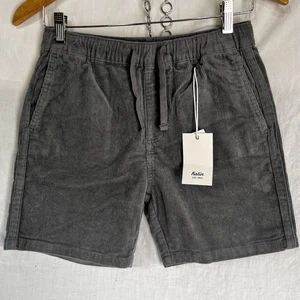 Katin Shorts Kids Medium Gray Corduroy Elastic Drawstring Pockets Casual 10 12 - Picture 1 of 24
