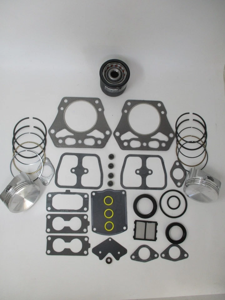 Genuine Kawasaki Engine Rebuild FH601V FH641V FH680D FH721D STD Piston & Rings - Image 1 of 4