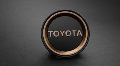 Toyota 84 mm genuino bronce sobre negro 4Runner Land Cruiser Sequoia Tacoma Tundra C Foto 1 de 1