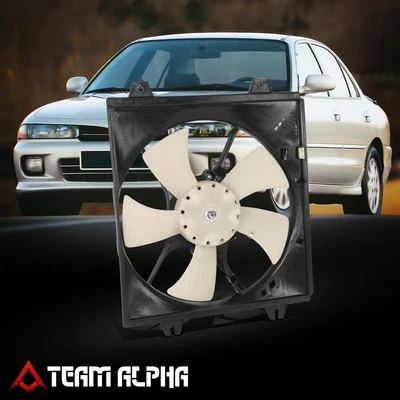 Conjunto de ventilador condensador de aire acondicionado Mitsubishi Galant MT 1994-1998 estilo de fábrica Foto 1 de 4