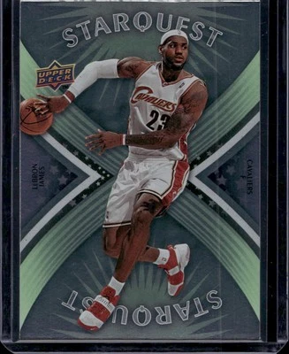 2008-09 Upper Deck First Edition #SQ-17 LeBron James StarQuest Green - Image 1 of 2