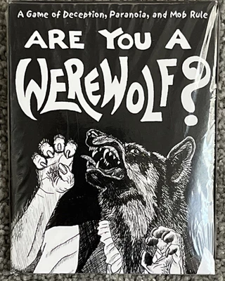 Are you a Werewolf? OOP Looney Labs LOO-019 Rare HTF Card Game - Image 1 of 2