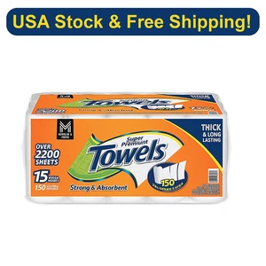 Member's Mark 10000655 Super Premium 15 Rollen Papierhandtücher - Weiß Kostenloser Versand - Bild 1 von 10