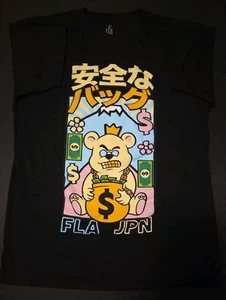 Franchise Los Angeles FLA JPN LG Black T-Shirt - Picture 1 of 5