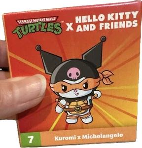 Tarjeta Hello Kitty TMNT 2025 Kuromi y Miguel Ángel McDonalds Happy Food Toy #7 - Imagen 1 de 6