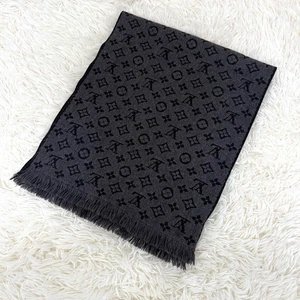 Louis Vuitton Hombre Bufanda Monograma Clásico M78526 Antracita De Japón - Imagen 1 de 9